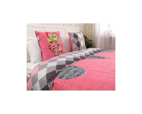 Подушка Руно декоративна "Owl Red" 50х50 см (306_Owl Red)