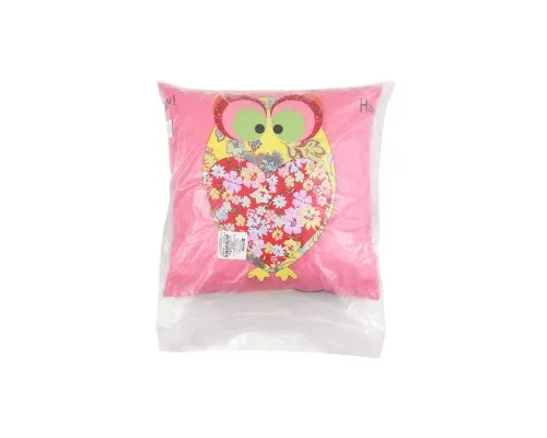 Подушка Руно декоративна "Owl Red" 50х50 см (306_Owl Red)