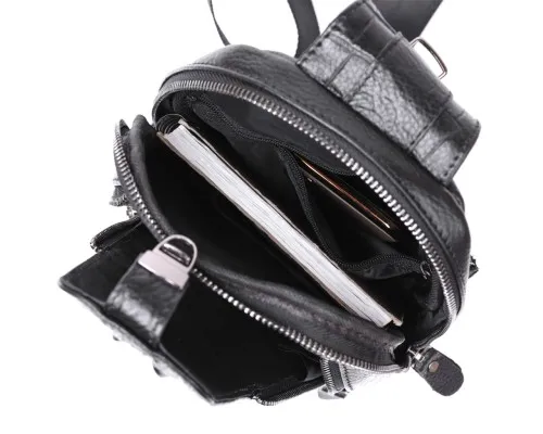 Сумка Vintage Через плече Чорна (20671)