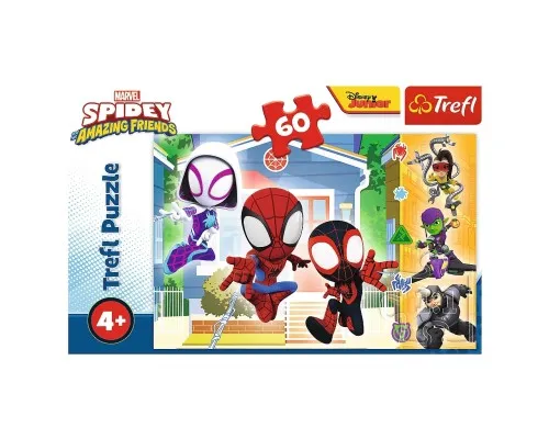 Пазл Trefl Spiderman У світі Спайдея 60 елементів (5900511173710)