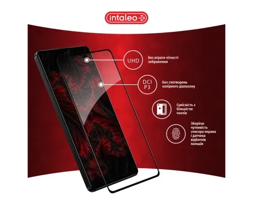 Скло захисне Intaleo Full Glue Xiaomi Poco X5 Pro Black (1283126567438)