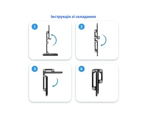 Підставка до планшета Dynamode smartphones/tablets 4-13 inches (PH-Stand-02 black)