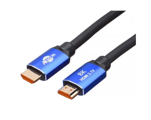 Кабель мультимедійний HDMI to HDMI 1.0m v2.1 Atcom (88801)