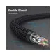 Патч-корд 5м, S/FTP cat 8 RJ-45 COPPER black Vention (IKGBJ)