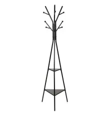 Вішалка підлогова Аклас Туя VKY-6031B 182x50 (Чорний) (00164112)