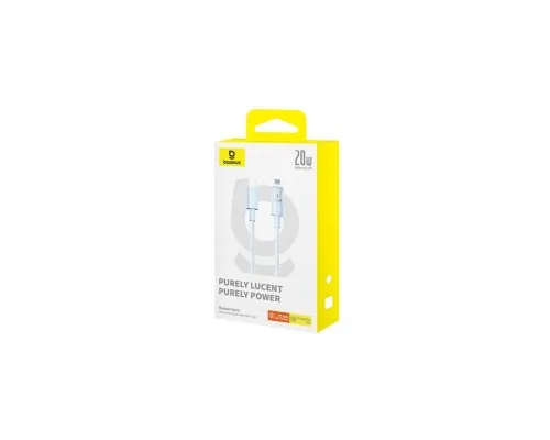 Дата кабель USB-C to Lightning 1.0m 20W Gem Fast-Charging blue Baseus (P10373001311-00)