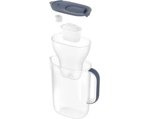 Фільтр-глечик Brita Style Essential MXPro 2.4л + 3 картриджа сіро-блакитний (1058103)