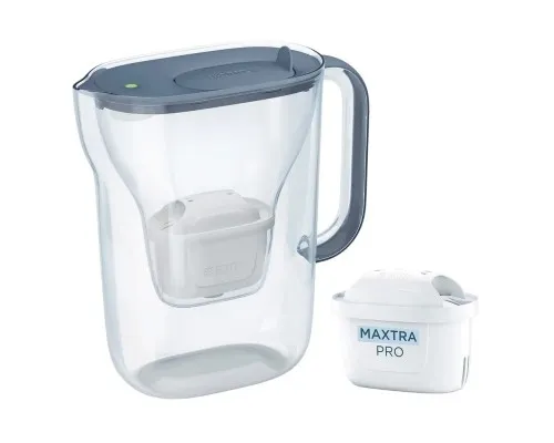 Фільтр-глечик Brita Style Essential MXPro 2.4л + 3 картриджа сіро-блакитний (1058103)