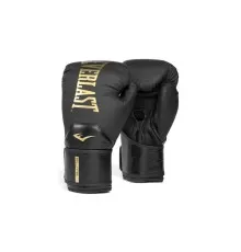 Боксерські рукавички Everlast Elite 2 Boxing Glove P00003273 чорний, золотий 16 унцій (009283623739)