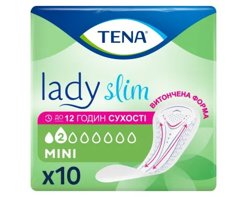 Урологічні прокладки Tena Lady Slim Mini 10 шт. (7322540984705/7322540853254)