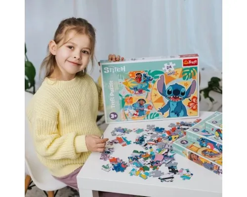 Пазл Trefl Maxi Lilo&Stitch Щасливий день 24 елемента (5900511143652)