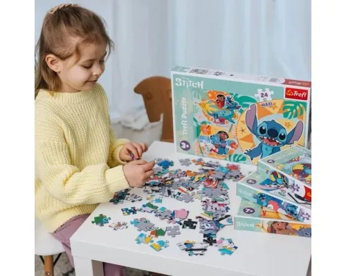 Пазл Trefl Maxi Lilo&Stitch Щасливий день 24 елемента (5900511143652)