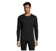 Лонгслів Sol's Sporty LSL men чорний M (02071312M)