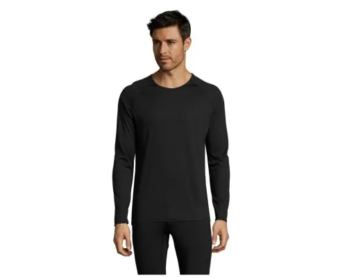 Лонгслів Sol's Sporty LSL men чорний M (02071312M)