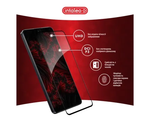 Скло захисне Intaleo Full Glue Xiaomi Poco X6 Black (1283126588716)