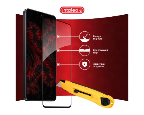 Скло захисне Intaleo Full Glue Xiaomi Poco X6 Black (1283126588716)