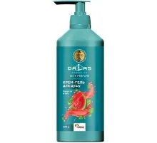 Гель для душу Dalas Cosmetics Кавун та м'ята 500 г (4823128004820)