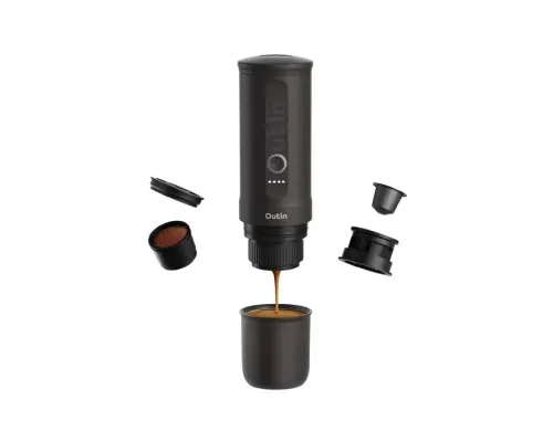 Портативна кавоварка Outin Nano Espresso Machine OTEM-01 Space Grey (OTEM-01-SG)