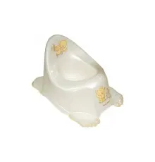 Горщик Tega Baby Teddy Bear з музикою антиковзкий white pearl (PO-046-118)