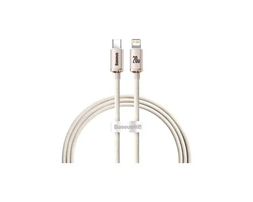 Дата кабель USB-C to Lightning 1.2m 20W pink Baseus (CAJY001304)