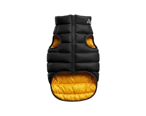 Курточка для тварин Airy Vest двостороння жовто-чорна M40 (1556)