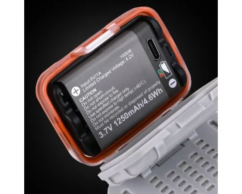 Ліхтар Mactronic Vaya (480 Lm) Cool/Warm White/Red LED Recharg Type-C (AHL0091) (DAS303695)