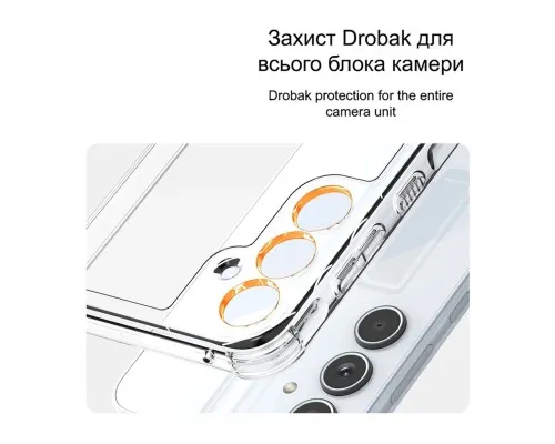 Чохол до мобільного телефона Drobak Acrylic Case with Airbag Samsung Galaxy S24 FE Camera cover (949427)