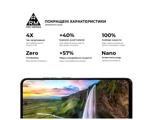 Скло захисне Armorstandart Pro Motorola G05 / E15 Black (ARM83294)