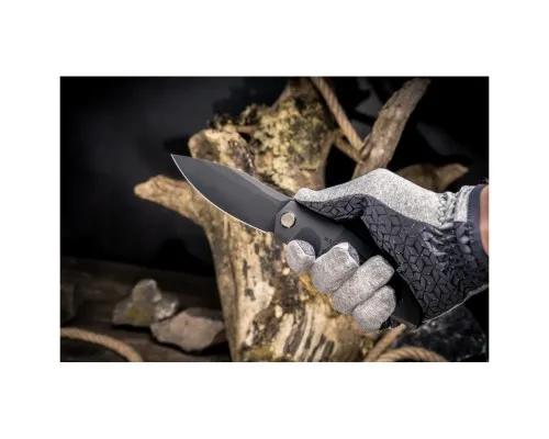 Ніж Weknife Sine Wave, Black Titanium, Darkwash (WE23069B-1)