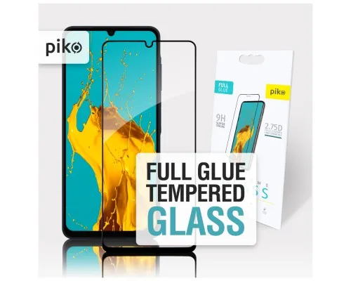 Скло захисне Piko Full Glue Samsung A06 Black (1283126598593)