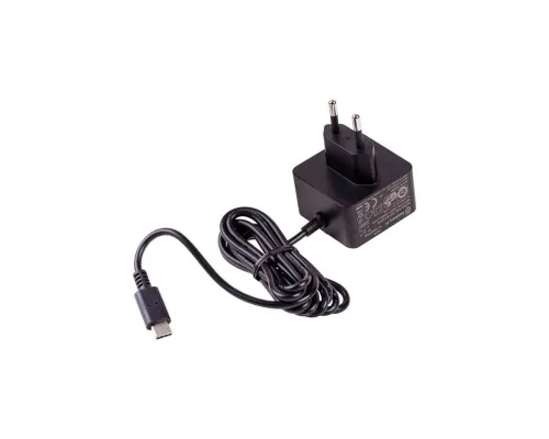 Блок живлення для Мікро ПК Raspberry Pi для Raspberry Pi 4 5В/3А USB-C чорний (SC0754)