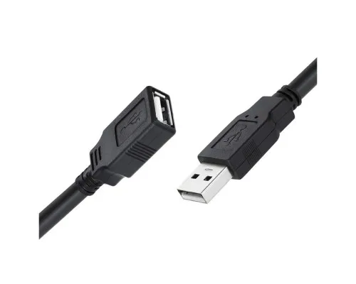 Дата кабель USB 2.0 AM/AF 1.8m black ColorWay (CW-CBUF076-BK)