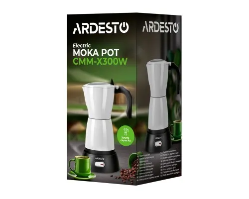 Гейзерна кавоварка Ardesto CMM-X300W