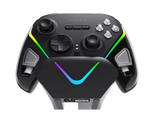 Геймпад Ajazz GP100S 2.4G/BT/USB Switch/PC/iOS/Android RGB Black (GP100S-B)