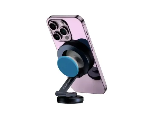 Універсальний автотримач Canyon Magnetic phone holder OnGrip 10 aluminum Black (CNS-CCHM10)