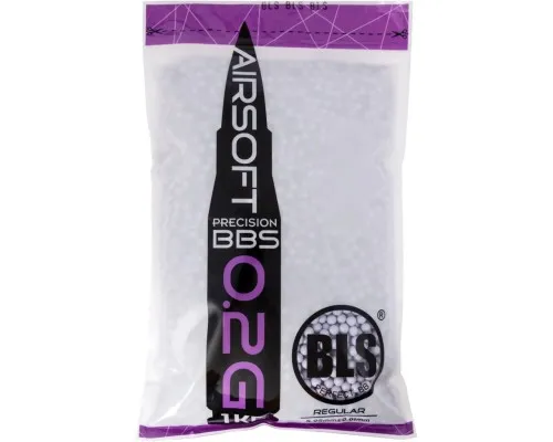 Страйкбольні кульки BLS Precision Purple 6 мм 0,2 г 1 кг (1928.00.02)