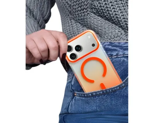 Чохол до мобільного телефона BeCover FIBRA Shock-Proof MagSafe Apple iPhone 17 Pro Max Orange (715473)