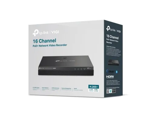 Реєстратор для відеоспостереження TP-Link VIGI-NVR2016H-16MP