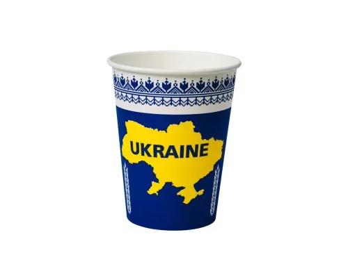 Стакани одноразові Україна PATRIOT паперові 175 мл 50 шт (CUP175PAT)