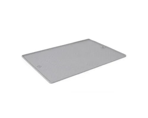 Килимок під миски Dexas Pet Bowl Grippmat Large антиковзкий 43х57 см світло-сірий (0084297308858)