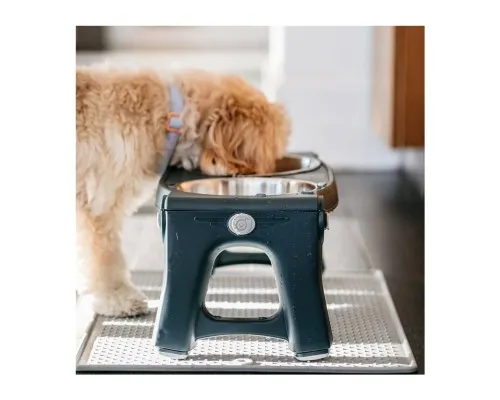 Килимок під миски Dexas Pet Bowl Grippmat Large антиковзкий 43х57 см світло-сірий (0084297308858)