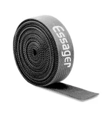 Набір для кріплення стрічка-липучка Cable Organizer 1m Black Essager (EXD-LX01)
