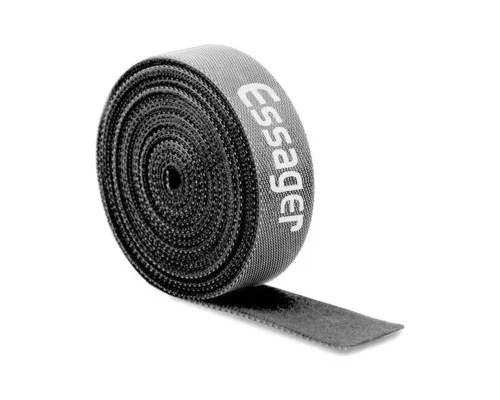 Набір для кріплення стрічка-липучка Cable Organizer 1m Black Essager (EXD-LX01)