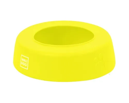 Посуд для собак WAUDOG Silicone Миска-непроливайка 1 л жовта (50798)