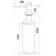 Дозатор для рідкого мила GRANADO Redondo white (gd0205)