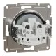 Розетка Schneider Electric ASFORA без заземлення сталь (EPH3000162)