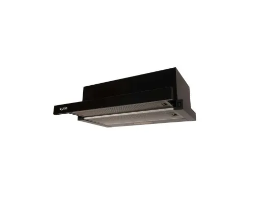 Витяжка кухонна Ventolux GARDA 60 BK (700) LED 2S