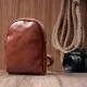 Сумка Vintage Компактна жіноча через плече на два відділення з екошкіри Коричнева (22783)