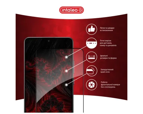 Скло захисне Intaleo Full Glue Xiaomi Poco X7 Pro Black (1283126607882)