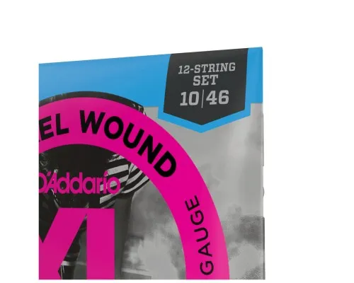 Струни для гітари D'Addario XL Nickel Wound Regular Light 12-String (10-46) (EXL150)